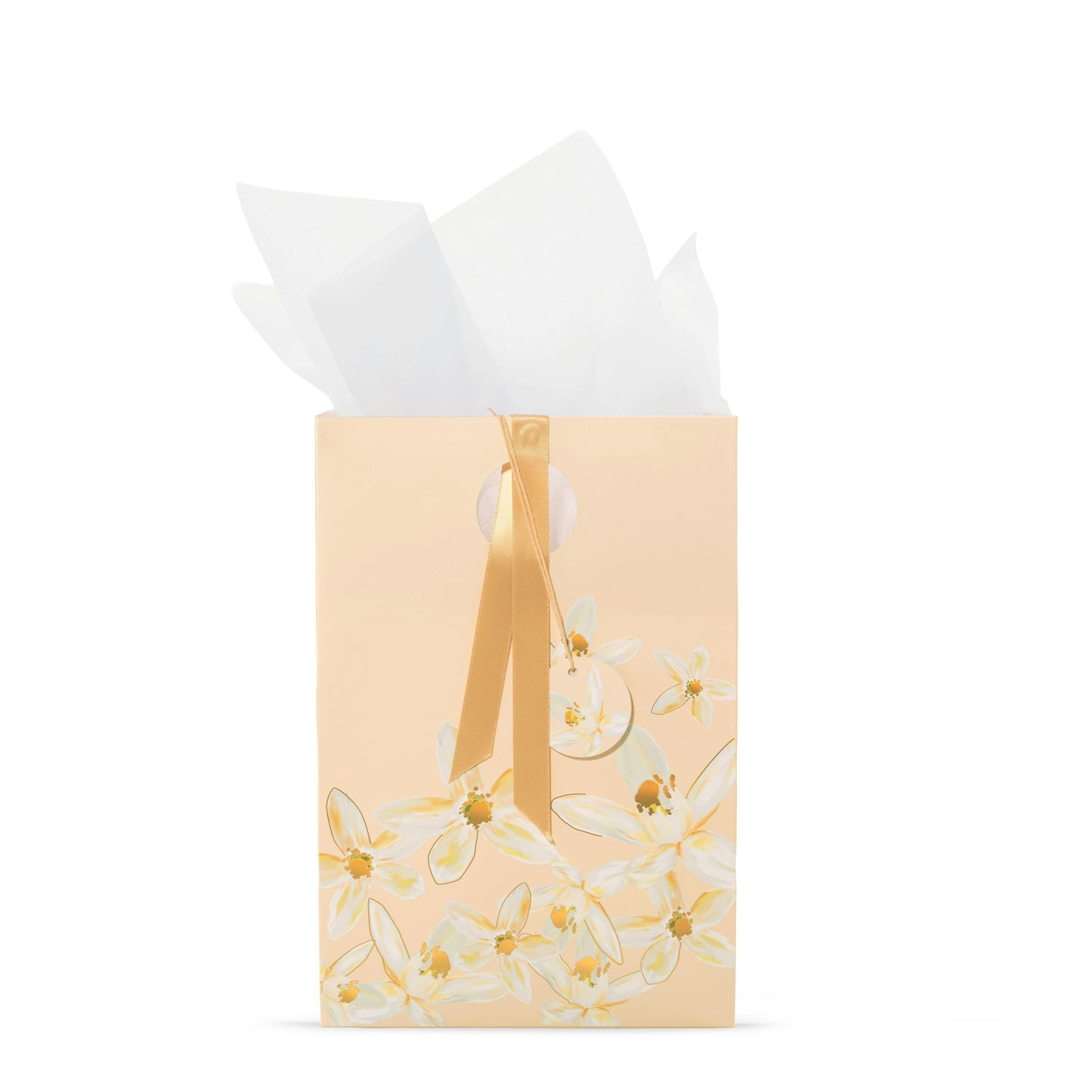 Peach Jasmine Floral Gift Bag (S3YNY)