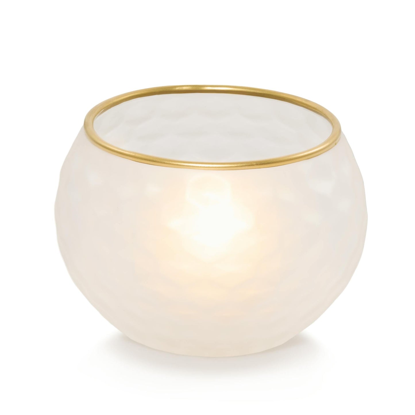 Frosted Honeycomb Tea Light Candle Holder (S3LF5)